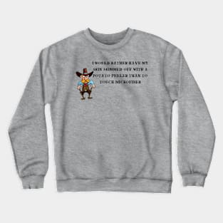 Microfiber cowboy Crewneck Sweatshirt